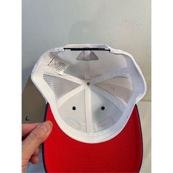 PFG Fishing Columbia hat snap back cap red white blue - Picture 6 of 6